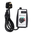 thumbnail image 1 of Electronic Stepless Speed Controller Switch Governor for Motor Blower Duct Fan Heater Control UK 220V-240V, 1 of 14