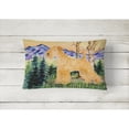 thumbnail image 2 of Caroline's Treasures SS8168PW1216 Lakeland Terrier Decorative   Canvas Fabric Pillow, 12H x16W, multicolor, 2 of 3