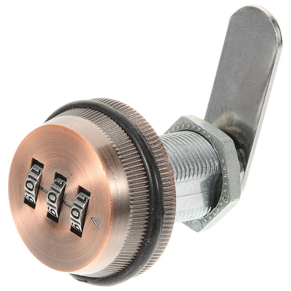 PAMINGONO Cabinet Lock with Combination for Home Security Metal Rectangular 1Pcs