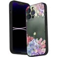 thumbnail image 1 of Compatible with iPhone 14 Pro Phone Case, Flowers-s-338 Case Silicone Protective for Teen Girl Boy Case for iPhone 14 Pro, 1 of 1