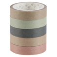 thumbnail image 2 of Colorful Washi Tape Decorative Paper Tape for DIY 5Pcs Assorted Colors, 2 of 4