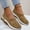 Coffee, variant on Mom Shoes Summer Breathable Sandals Non- Soft Sole Elderly Shoes Women's Casual Shoes Middle-Aged and Elderly Walking Shoes