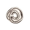 Plain Spiral Antique-Silver Plated Bead Cap 19x5mm Fits 19-21mm Beads pack of 6 (3-Pack Value Bundle), SAVE $2