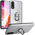 thumbnail image 1 of Galaxy A70 Case with Screen Protector, Slim Dual Layer Samsung A70 Case with Ring Holder Kickstand for Magnetic Car Mount Hard PC Shockproof Case for Samsung Galaxy A70 (2019), Silver, 1 of 7