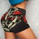 thumbnail image 4 of Fotbe Red Mushrooms Shorts Sin Costuras – Shorts Deportivos de Cintura Alta para Mujer, Elásticos para Gimnasio, Yoga, Running o Ciclismo-Large, 4 of 8