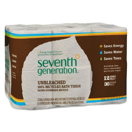 GTIN 732913137350 product image for Seventh Generation Recycled Toilet Paper, 12 Rolls | upcitemdb.com