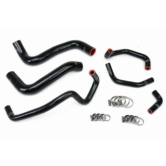 HPS Performance 57-1467-BLK Black Silicone Radiator and Heater Hose Kit Coolant