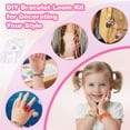 thumbnail image 4 of Nicella Bracelet Making Kit for Girls, 1200+Pcs Rubber Bands Bracelet Kit with 2 Unicorn Weaving Loom Tool, Art and Craft Kit Toy, Birthday Gift for Girls Kids 6–12(Pink), 4 of 10