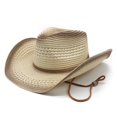 thumbnail image 3 of Wide Brim Hats for Women , Beach Accessories for Women , Wide Brim Sun Hat Women Classic Western Straw Cowboy Hat with Adjustable Brim for Sun and Outdoor Style, 3 of 3
