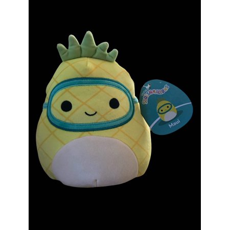 Squishmallow 8 Inch Maui The Pineapple Plush Toy Super Pillow Soft Plush Stuffed Animal Yellow