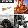 thumbnail image 3 of Unique Bargains 2pcs 100mm 3.94' Tire Valve Stem Extension Inflator Extender Hose Universal Fit for Car Motorcycle, 3 of 6