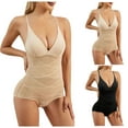 thumbnail image 4 of enyan Shapewear Tummy Control Seamless Bodysuit Hip Enhancer Body Shaper for Women Beige,XL, 4 of 7
