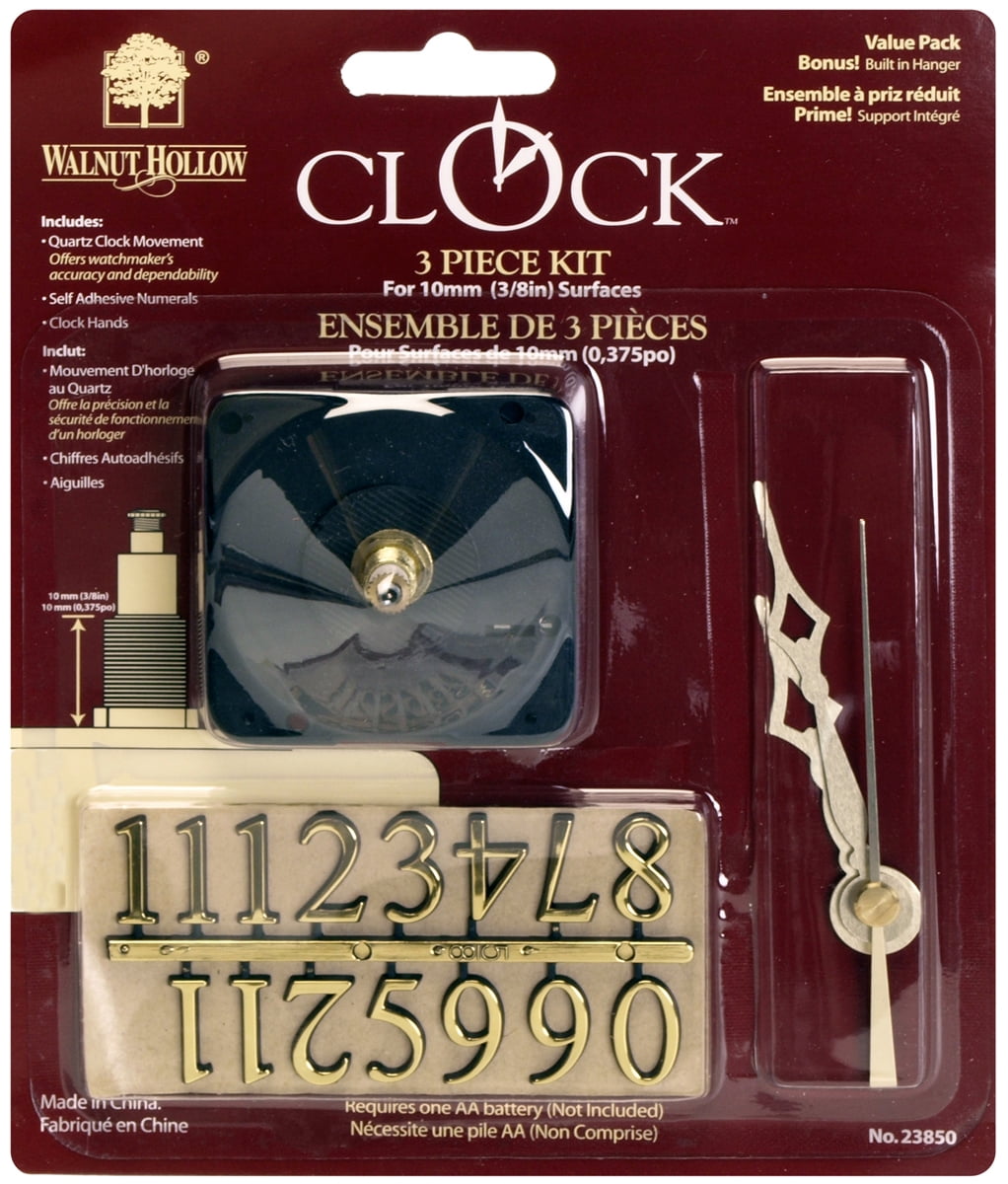 Walnut Hollow Various Pendulum Clock Movement 7-inch for 0.75-inch Surfaces by Walnut Hollow