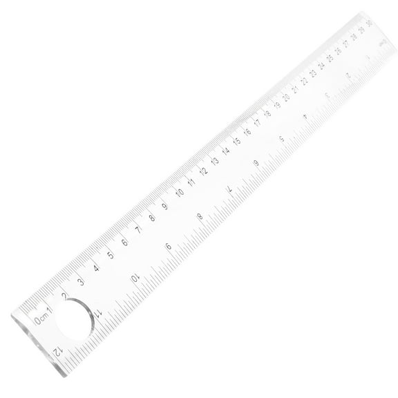 10 Pcs Metric Glass Ruler Professional Ruler 30.00X3.00X0.20CM