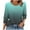 Mint Green, variant on Spring Top Womens Tops Trendy Casual Women's 3/4 Length Sleeve T Shirts Women's Blouses Casual Boho New & Trending