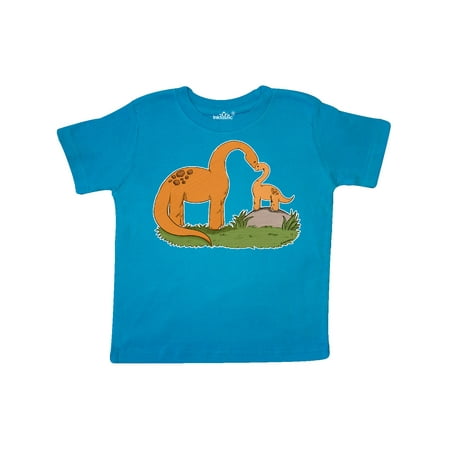 

Inktastic Cute Heart Brontosaurus Family Gift Toddler Boy or Toddler Girl T-Shirt
