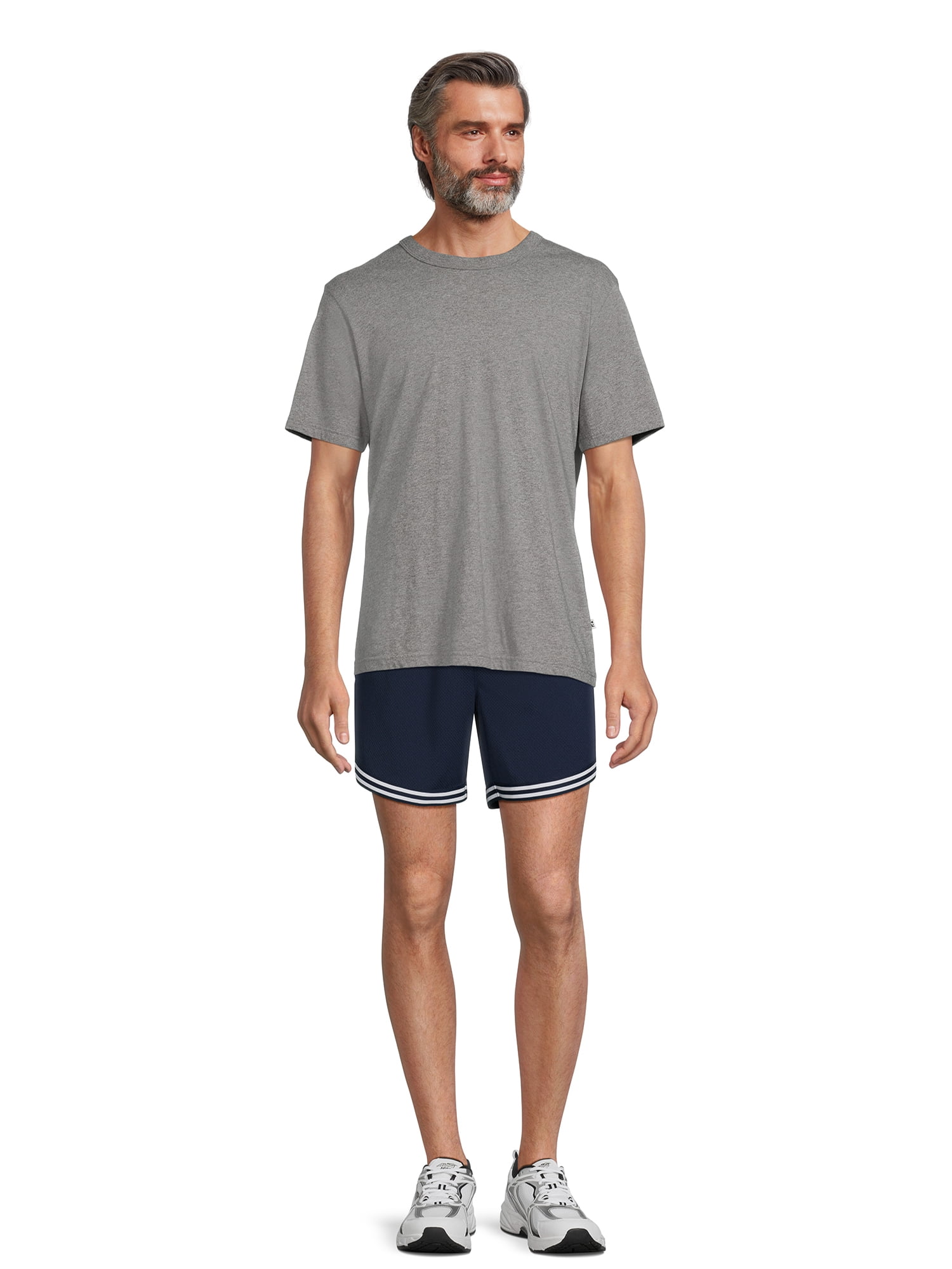 Athletic Works Men's & Big Men's Mesh 6" Inseam Gym Shorts, Sizes S-3XL