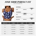 thumbnail image 5 of Balery crystal Skull Pattern Racerback Sports Bras for Women - Padded Seamless High Impact Support for Yoga Gym Workout Fitness-Medium, 5 of 8