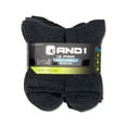 AND1 Men's Cushion Mid Crew Sock, 12 Pack