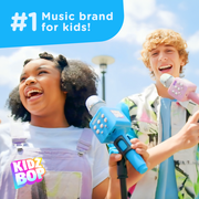 Move2Play, Kidz Bop Karaoke Bluetooth Microphone | The Hit Music Brand for Kids | Birthday Gift for Girls and Boys | Toy for Kids Ages 4, 5, 6, 7, 8+ Years Old