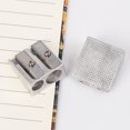 thumbnail image 3 of Magnesium Pencil Sharpener Double Holes Graphite Pencils School Crayon Sharpener Stationery Accessories For School Classroom 4pcs, 3 of 6