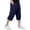 Navy, variant on Dwelliawo Long Shorts for Men Long Cargo Shorts Below The Knee Capri 3/4 Pants Relaxed Fit Baggy Outfit with Pockets Camouflage L