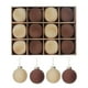 thumbnail image 3 of 12 Bolas Navideñas de Terciopelo Flocadas, Adornos Navideños de Plástico, Adornos Colgantes Decorativos para Árbol de Navidad, 3,14 Pulgadas, 3 of 6