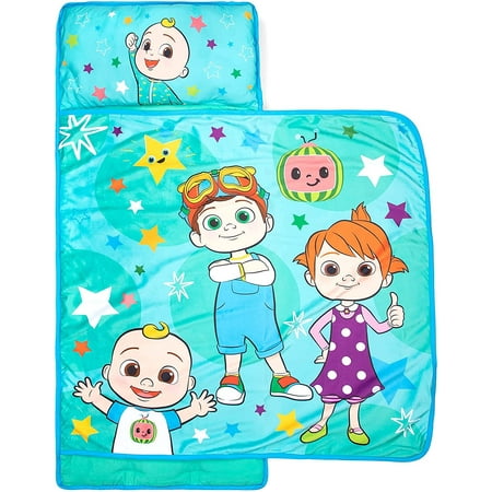 Cocomelon Friends Blue Nap Mat, 20"x46"