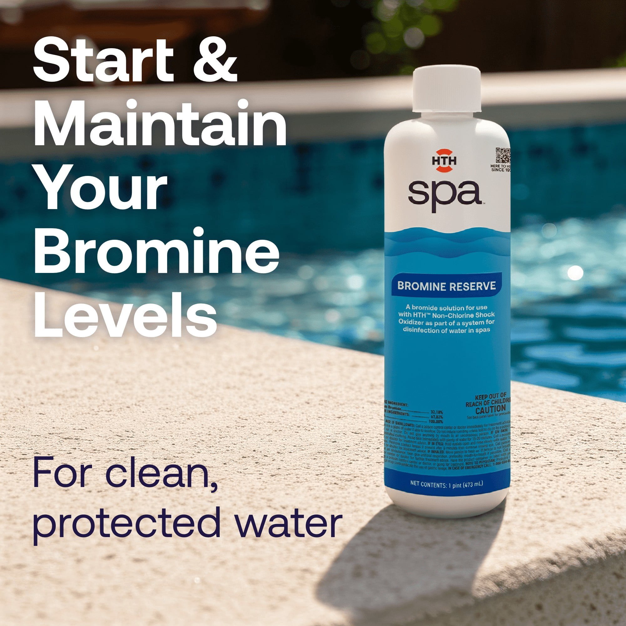 HTH Spa Care Bromine Reserves, 16 oz