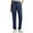 Navy, variant on RYRJJ Work Pants for Women Casual Stretch Cargo Pant Lightweight Rolled Hem Straight Fit Twill Trousers with Pockets(Dark Gray;S)