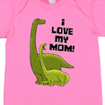 thumbnail image 4 of Inktastic I Love my Mom with Baby and Mommy Brontosaurus Boys or Girls Baby Bodysuit, 4 of 5