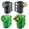 thumbnail image 5 of Minxio 50 Amp RV Male Female Plug 125/250V Heavy Duty for Caravan Motorhome Van Trailer,Black-Male, 5 of 5