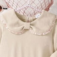 thumbnail image 5 of Zshosam Toddler Girl Clothes Fall Sets Teen Girl Clothes Girls Outfits 3Pcs Long Sleeve Top Pants Kids Clothes Fall,Beige 18-24 Months, 5 of 5