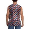 thumbnail image 4 of Balery Octopus in love Camisetas sin mangas para hombre, absorbe la humedad y protege contra el mal olor.-Large, 4 of 7