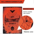 thumbnail image 4 of Halloween House Flags Happy Halloween Banner Double Sided Pumpkin Bunting Haunted House Decor, 4 of 5