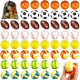 thumbnail image 1 of Pelotas antiestrés de espuma HydRen Sports, 6,3 cm, 72 unidades, con bolsa de almacenamiento, 1 of 7