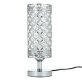 thumbnail image 4 of Neoglint Crystal Silver Bedside Table Lamp Desk Light UL-listed Decorative, 4 of 8