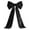 Black-6 ft, variant on 6ft Giant Red Velvet Bow for Christmas Tree, Wreath & Garland, Indoor & Covered Outdoor Holiday Decoration, Window & Wall Luxury Ribbon