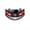 Red1, variant on Solar Powered Car Neon Light Wireless Demon Eye Decoration with Suction Cup for Night Driving