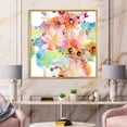 thumbnail image 2 of Designart 'Wildflowers and Vibrant Wild Spring Leaves I' Traditional Framed Canvas Wall Art Print, 2 of 5