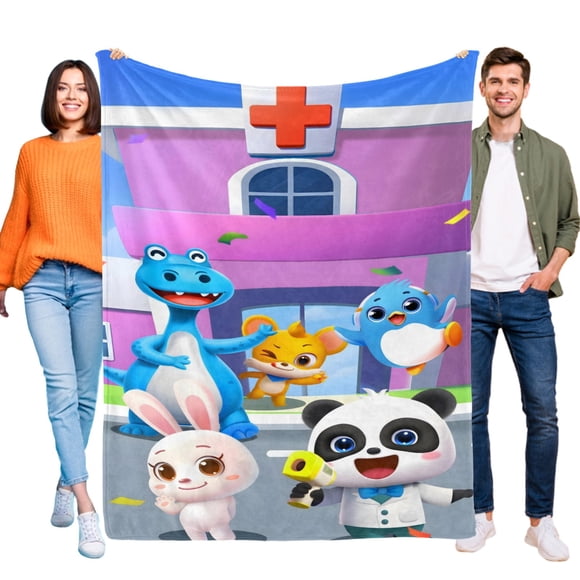 BabyBus anti-pilling, suave, ligera, esponjosa y acogedora de lujo para hogar y cocina – Perfecta para niños y adultos,100X80cm