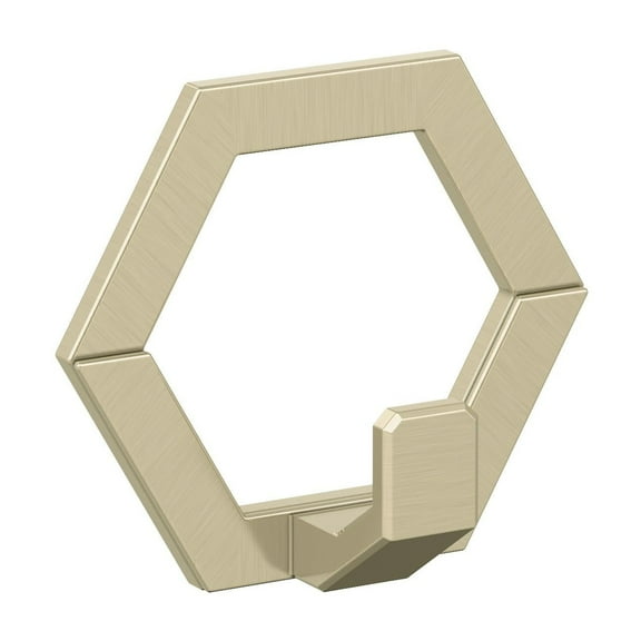 Amerock Prismo Contemporary Single Prong Golden Champagne Wall Hook