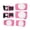 Pink, variant on NFTIGB 6 Pieces Adult Cycling Knee Pads Protective Gear Kit with Elbow and Palm Guards, Breathable Shockproof PP Shell for Skating and Biking, Pink, Size L, Includes Mesh Storage Bag