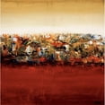thumbnail image 3 of Wang, Yehan 20x20 Black Modern Framed Museum Art Print Titled - Red Lake, 3 of 5