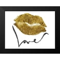thumbnail image 2 of Prime, Marcus 24x19 Black Modern Framed Museum Art Print Titled - Loving Glitter Kiss, 2 of 5