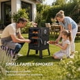 thumbnail image 3 of Ktaxon BBQ Grill Vertical BBQ Smoker Multi-Layer Outdoor Charcoal Grill for Outdoor Barbecue Event,Patio,31in, 3 of 10