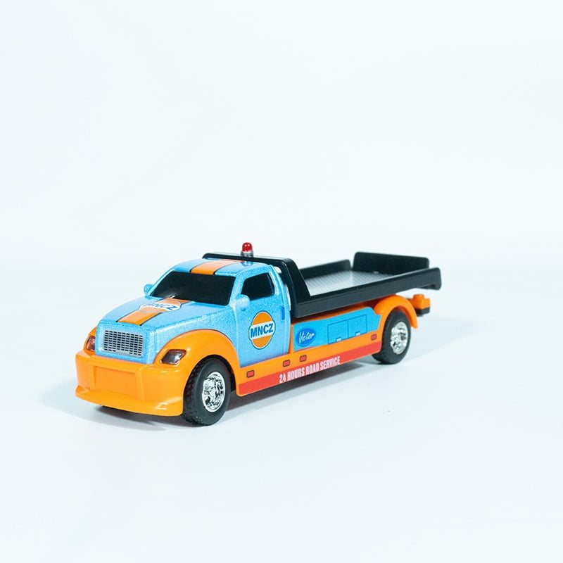 Mini RC Truck,1:64 Scale Car,Remote Control Car with Lights, 2.4Ghz Rc Truck with Trailer,Speed/Steering Adjustable