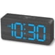 thumbnail image 1 of Reloj Despertador Digital de Madera USCCE con Doble Alarma y Puerto USB, 1 of 8