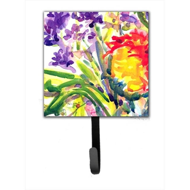 4.25 W x 7 H in. Flower Leash Holder Or Key Hook