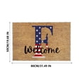 thumbnail image 2 of Jioakfa Independence Day Decorations Clearance 50% 4Th Of July Door Mat Patriotic Doormat Entryway Rug Welcome Independence Day Doormat Stain And Fad Patriotic Decor Welcome Outdoor Mat F, 2 of 5